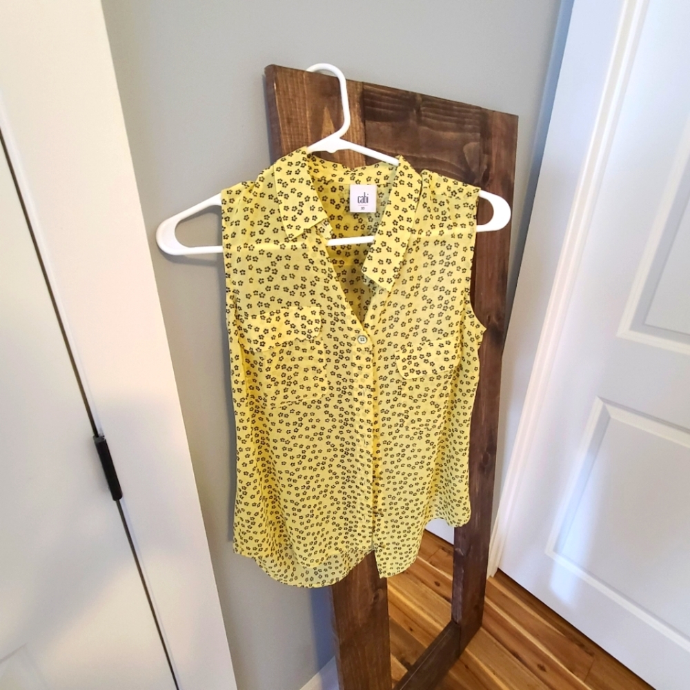 CAbi floral blouse